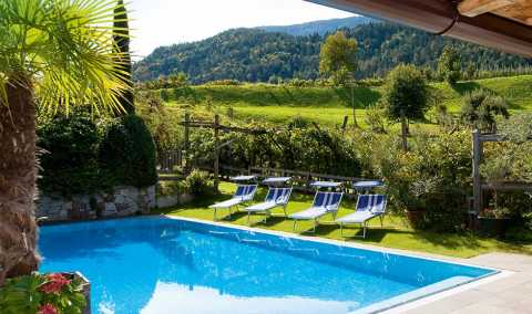 Outdoor Pool – Pension Sunnwend in Prissian